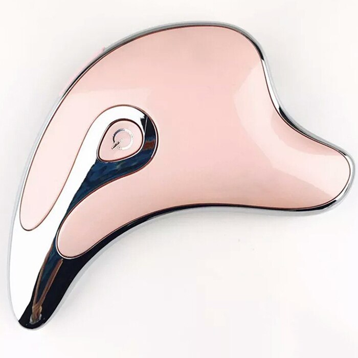 Gua Sha Scraper Facial Massager Face Lifting Slimming LED Light Microcurrent Ski