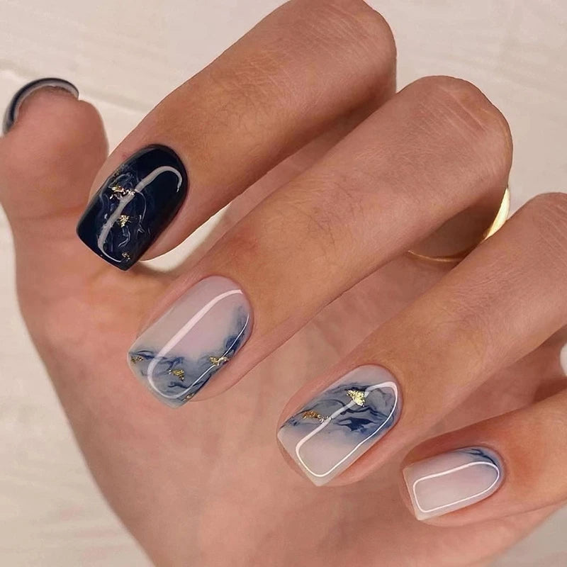 24 Pieces Of Premium Nails - The Beauty Blossoms