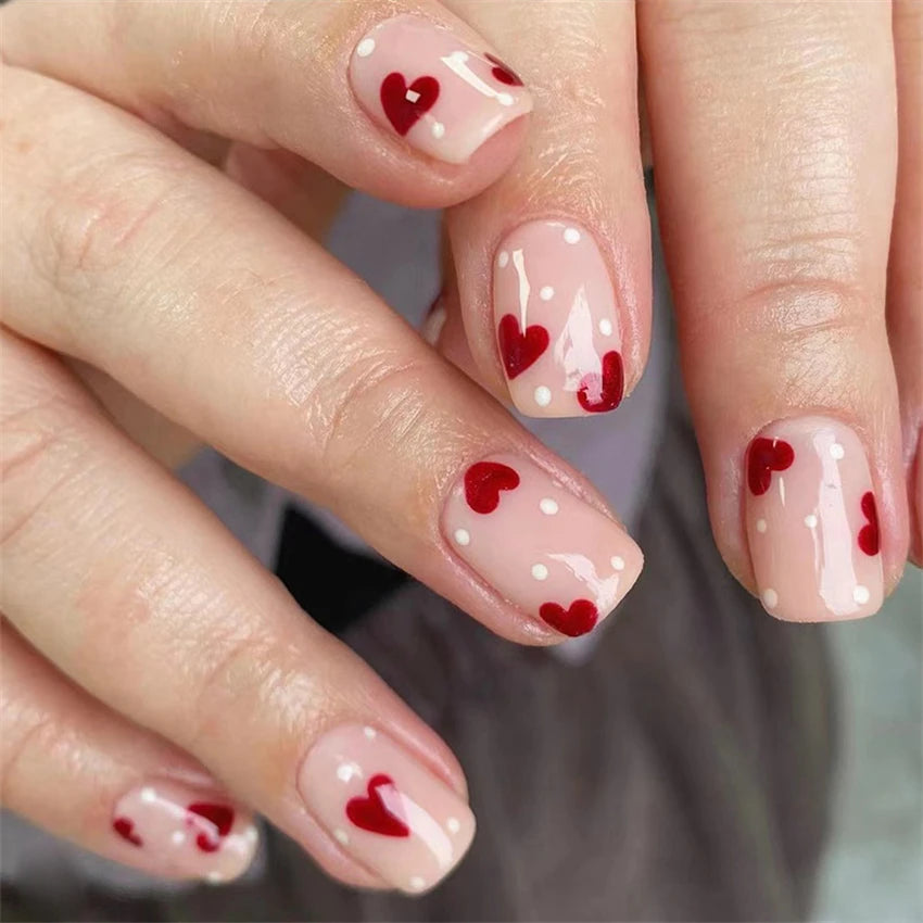 24 Pieces Of Premium Nails - The Beauty Blossoms