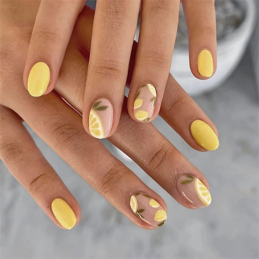 24 Pieces Of Premium Nails - The Beauty Blossoms
