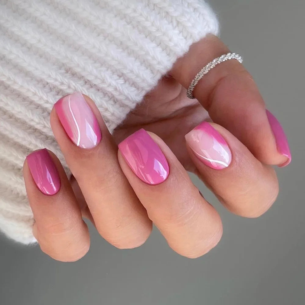 24 Pieces Of Premium Nails - The Beauty Blossoms