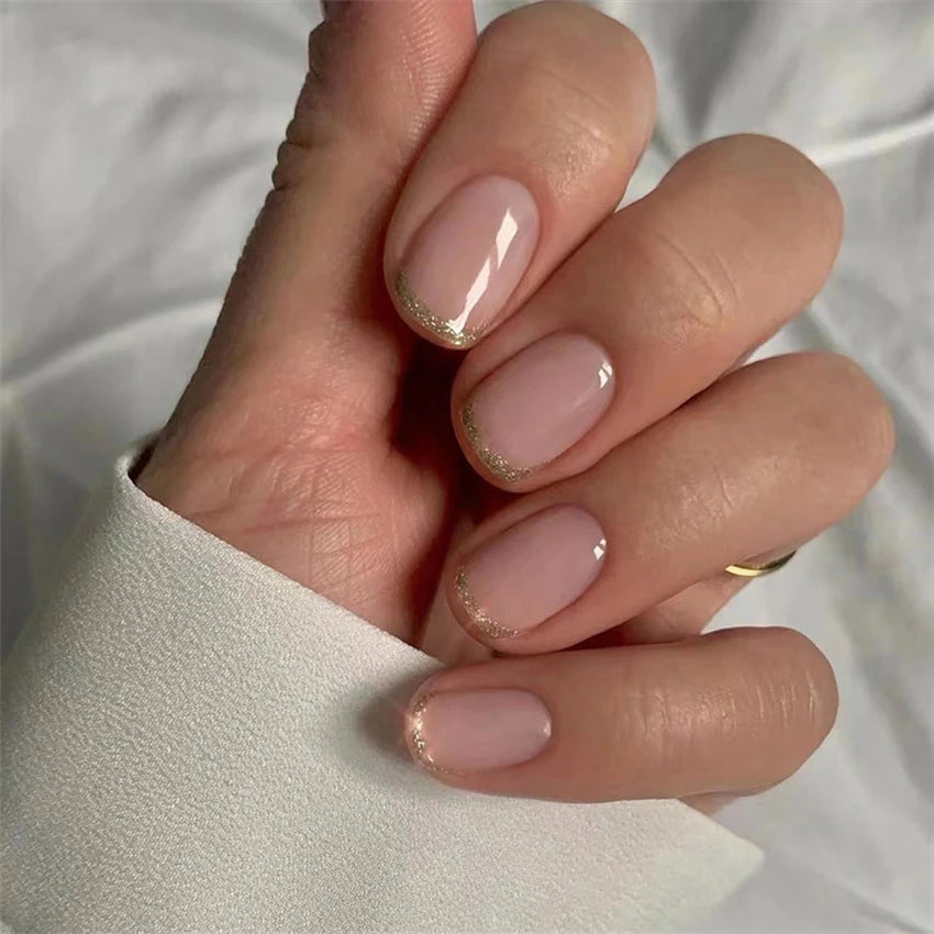 24 Pieces Of Premium Nails - The Beauty Blossoms