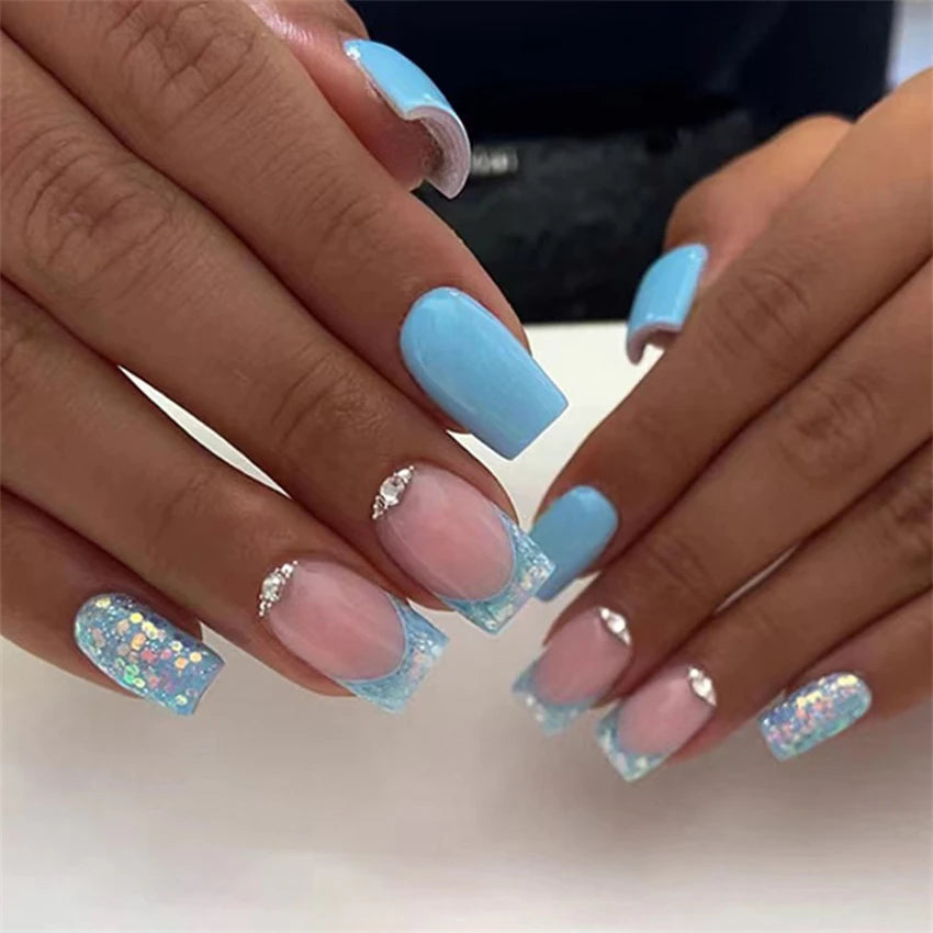 24 Pieces Of Premium Nails - The Beauty Blossoms