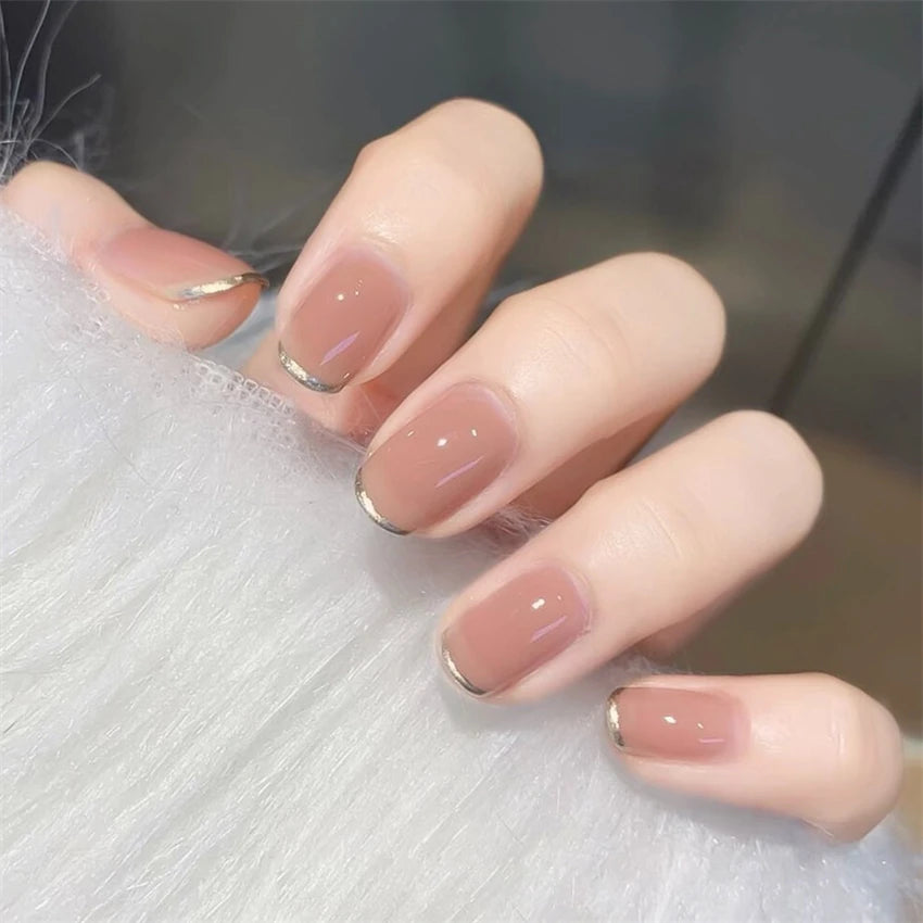 24 Pieces Of Premium Nails - The Beauty Blossoms