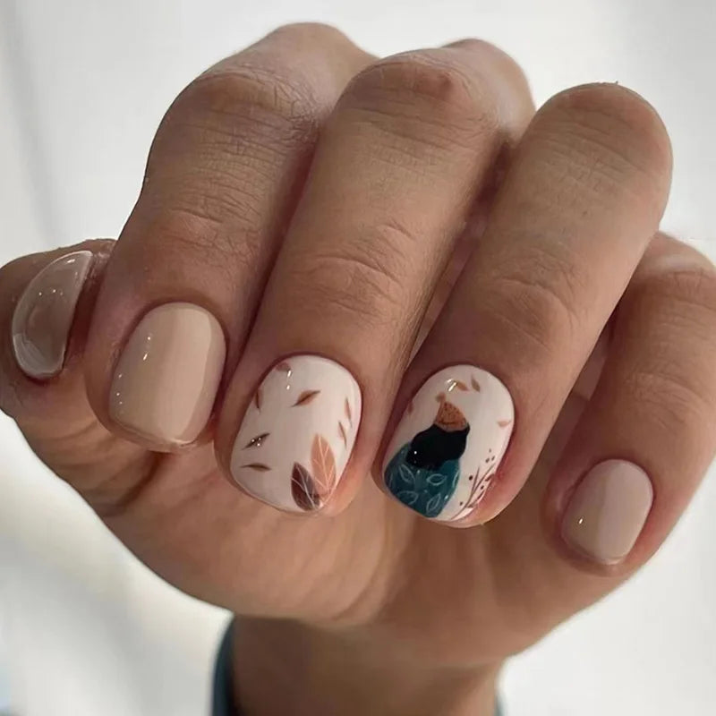 24 Pieces Of Premium Nails - The Beauty Blossoms