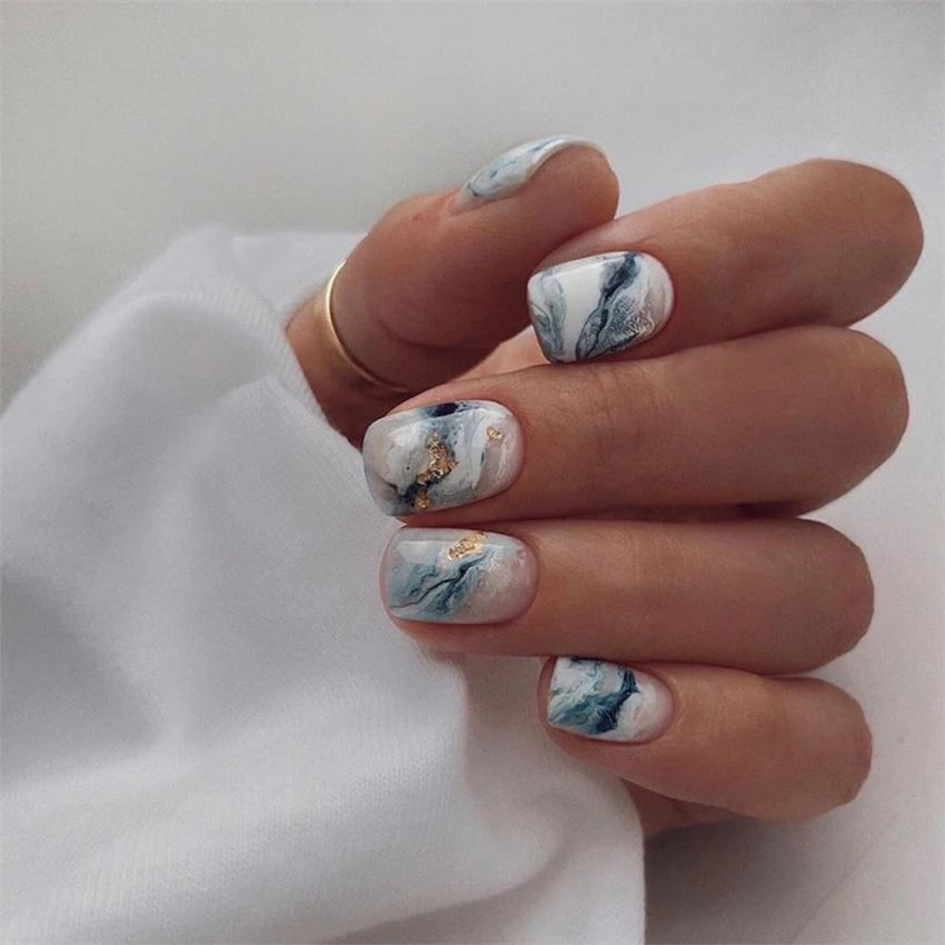 24 Pieces Of Premium Nails - The Beauty Blossoms