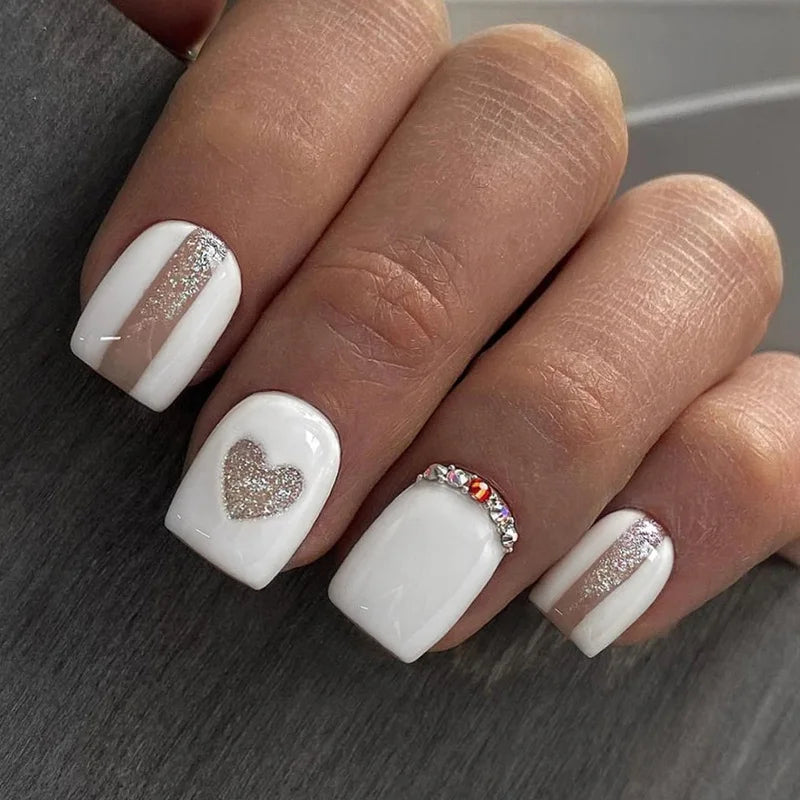 24 Pieces Of Premium Nails - The Beauty Blossoms