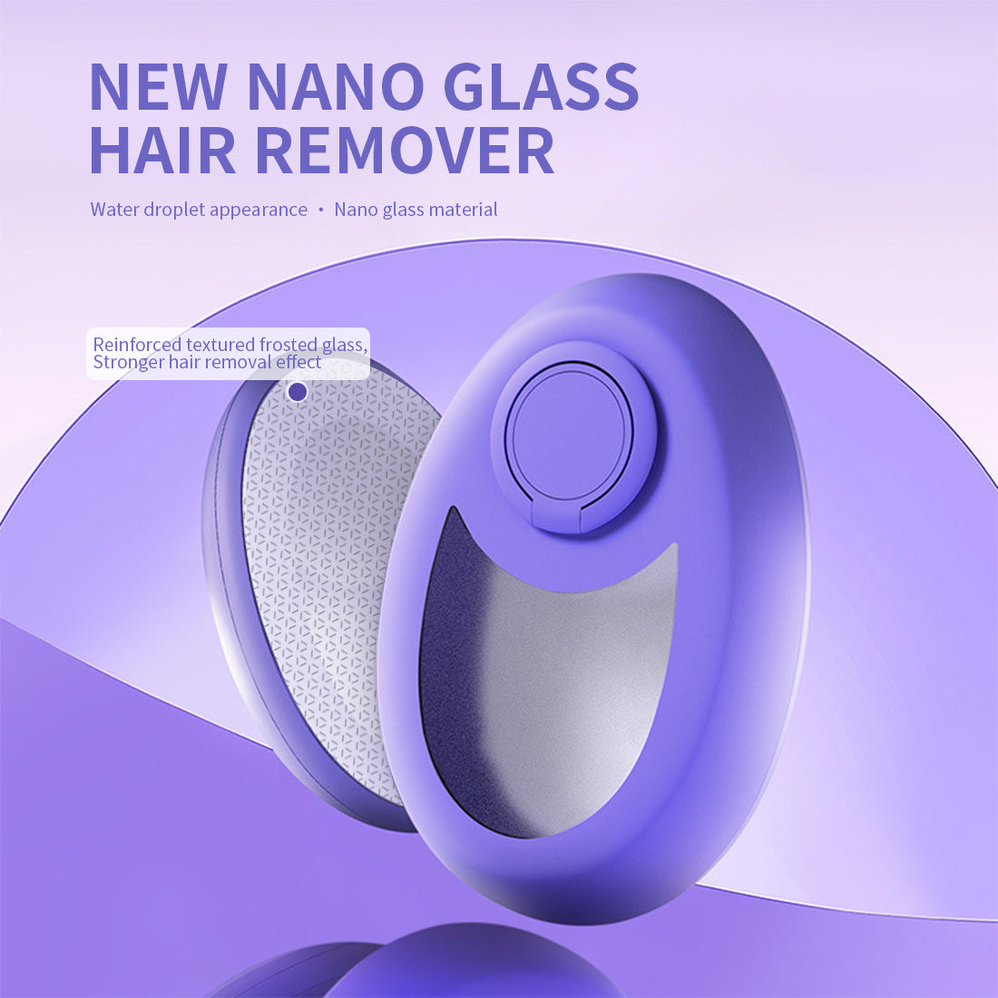 Magic Crystal Hair Removal Eraser – Painless Exfoliating Tool for Smooth Skin